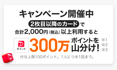 PayPay使っているなら、2枚目もPayPayカード - PayPayカード