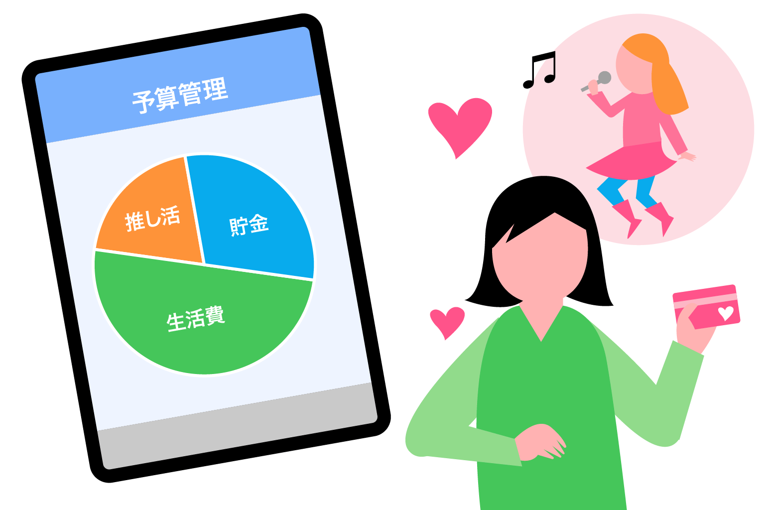 推し活を楽しんでいるアヤカさん